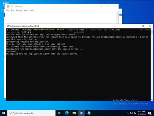 This is how you install the agent onto a Windows PC.