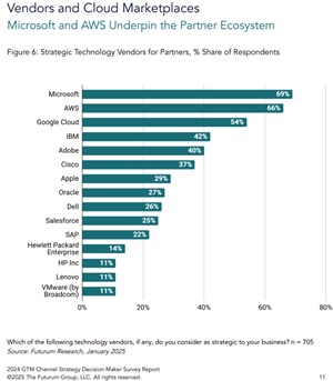 Microsoft and AWS Underpin the Partner Ecosystem