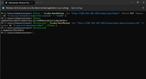 Figure 2: I Have Retrieved the Instance ID Through PowerShell
