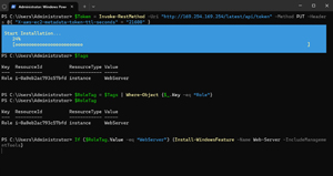 Figure 6: I Have Installed IIS Based on the Tags Assigned to the Instance.