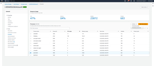 Figure 5: The Fleet Manager allows you to manage existing processes that are running on an instance or to launch new processes.