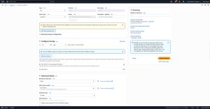 Figure 2: Make sure to allow RDP access and to configure the IAM Instance Profile to use the role that you created.