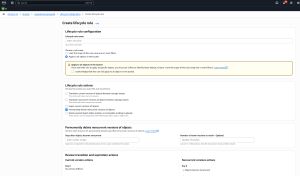 Figure 3: You can find the option to enable versioning on the bucket's Properties tab.