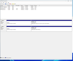 Figure 5:A drive letter has been assigned to the disk.