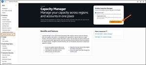 Amazon EC2 Capacity Manager