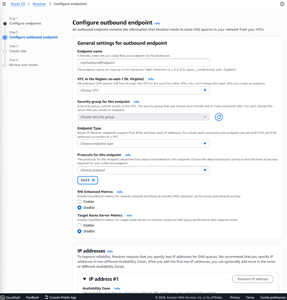 Figure 2: This screen is used to configure the outbound endpoint.