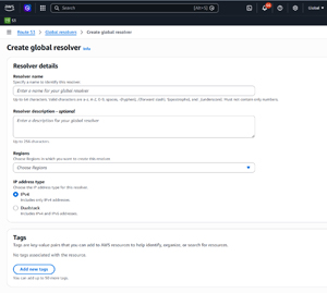 Figure 1: This Is the Screen Used to Create a Global Resolver.