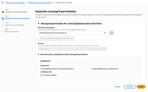 Figure 6: Choose the Permission That You Want to Associate.