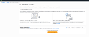 Figure 1: Click on the Create Metadata Configuration Button.